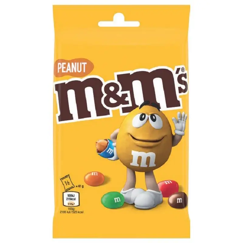 M&M's peanut 82g - Grossiste Chocolat Hauts-de-France