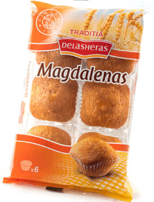 Madeleines carrées nature - Grossiste Biscuit Hauts-de-France