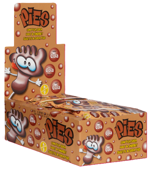 Sucettes pies cola - Grossiste Confiserie Hauts-de-France