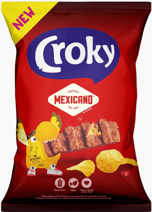 Chips Croky mexicanos 200g - Grossiste Snack Hauts-de-France