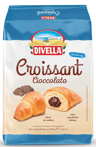 Croissant chocolat divella - Grossiste Biscuit Hauts-de-France