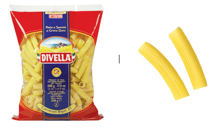 Pates rigatoni 500g - Grossiste Pâtes Hauts-de-France
