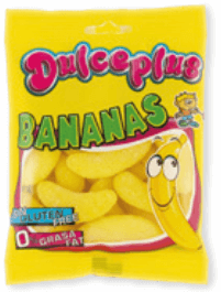 Bananes 100g - Grossiste Confiserie Hauts-de-France