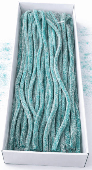 Maxi câble framboise citrique 60cm - Grossiste Confiserie Hauts-de-France