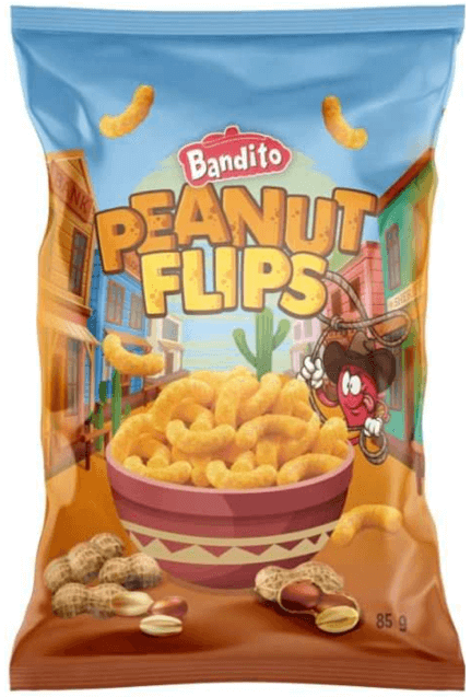 Bandito flips peanut - Grossiste Snack Hauts-de-France